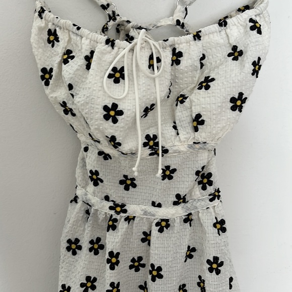 For Love & Lemons Brenda Midi Dress in Ivory Size M - Picture 3 of 7